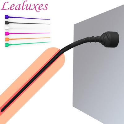 ดูดถ้วย Urethral เครื่องกระตุ้นอวัยวะเพศชายปลั๊ก Urethral Dilator ยาวซิลิโคนม้า Rod เครื่องกระตุ้นต่อมลูกหมากเซ็กซ์ทอยสำหรับเกย์