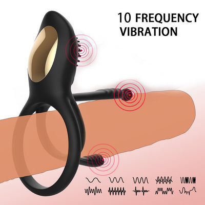 รีโมทคอนโทรลไร้สายอวัยวะเพศชายแหวน Vibratior Delay Ejaculation Vibrating Cockring กระตุ้น Clitoris เซ็กซ์ทอยสำหรับชายคู่