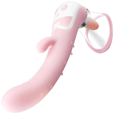 Vibrator Massager Clit Licker and Clitoral Licking Toy G-Spot Suck Sucking Heating Female Vibration Clitoris Orgasm Nipple