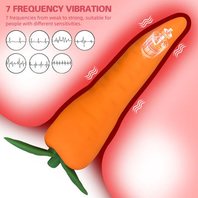แครอท Vibrator Sex Shop Nipple Massager ผลิตภัณฑ์สำหรับผู้ใหญ่ Masturbator หญิง G-Spot Clitoral Stimulator เพศเร้าอารมณ์ของเล่นคู่