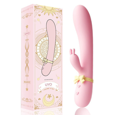 Vibrator สำหรับผู้หญิงเซ็กซ์ทอยซิลิโคนกระต่าย Vibrator USB กันน้ำ G-Spot กระตุ้น Clitoral Stimulator UYO