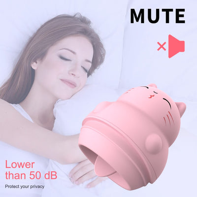 มินิน่ารักแมว Vibrators ของเล่นหญิงลิ้นเลีย Clitoris สูญญากาศ Stimulator ช่องคลอด Massager ผู้ใหญ่สินค้าเซ็กซ์ทอยสำหรับสตรี