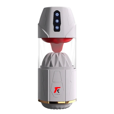 Yeain Sex toys Men Automatic Masturbation Cup Adult Sexy Toy Tongue Licking Sucking Vibrating Penis Trainer Heated Masturbator