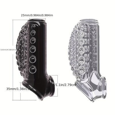 Unique Crystal Dildo Cover - Non-Electric, Solid Color Novelty Sex Accessory For Couples