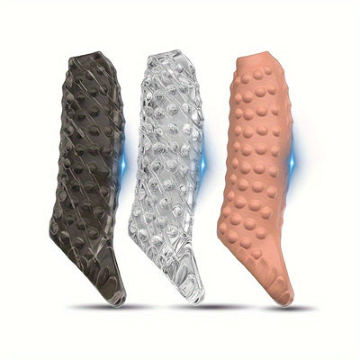 Penis Lock Sperm Delay Sleeve Sexy Crystal Sleeve Wolf Tooth Sleeve Lock Sperm Ring