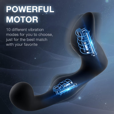 Sexy Sex Toys Prostate Massager Vibrator Sex Toys for Men, Vibrating Butt Plug with Powerful Vibrations Adult for Advanced Player Anal Plug Vibrator Double Sensation Anal Vibrating Training with 10 Frequency Vibration Modes, Ultimate Adult Pleasure