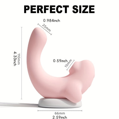 New Sexy Sex Toy G Spot Vibrator, Clitoral Sucking Sex Toys for Women Suction Adult Toys for Women Couple Play, Vibrating Sex Toy for Double Stimulation One-key burst function,5 Sucking Modes And 5 Vibration Modes
