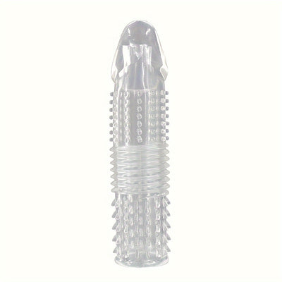 Men's Crystal Adult Sex Toy Penis Cover Sleeve Penis Extender Reusable Delay Ejaculation Add More Fun And Excitement For Men Women Couples