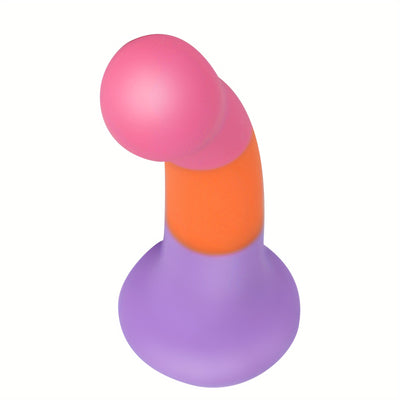 6.1" Liquid Silicone Anal Plug - Realistic Soft Dildo With Strong Suction Cup For Hands-Free G-Spot Stimulation, Latex-Free Adult Sex Toy For Men & Women