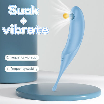 เครื่องสั่นสำหรับผู้หญิงเครื่องสั่น clitoral 2-in-1เครื่องสั่น clitoral เซ็กซ์ทอย