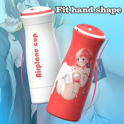 Men's Automatic Sucking Masturbator, Experience Real Vagina, 4-frequency Stretch + 4-frequency Sucking Mode/10-frequency Vibrating Vocalization, Men's Jet Cup For Training Massage Penis