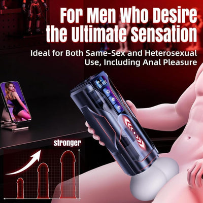 Realistic male ass masturbator designed for versatile pleasure and realistic sensations
