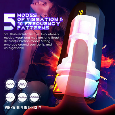 ช่องคลอดเทียมของเล่นสำหรับผู้ชายแบบดูดอวัยวะเพศชาย mastubator ผู้ชายองคชาติไฟฟ้าของผู้ชายซิลิโคนเสมือนจริงสำหรับผู้ชาย