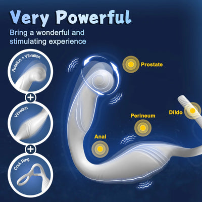 Perineum Anal Vibrator Prostate Massager for Gay Sex Toy for Men