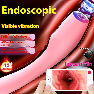 visual female vibrator girl masturbator adult sex products plus warming sex toys