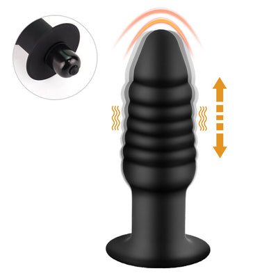 Vibration Anal Plug Safety Silicone Butt Plug Female Masturbation Tool Prostate Massager Erotic Sex Toys for Couple