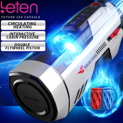 2024 Male Masturbator Leten Automatic Rotation Telescopic Heated with Moan Vagina Vibrator Masturbation Cup Sex Toys for Men 18