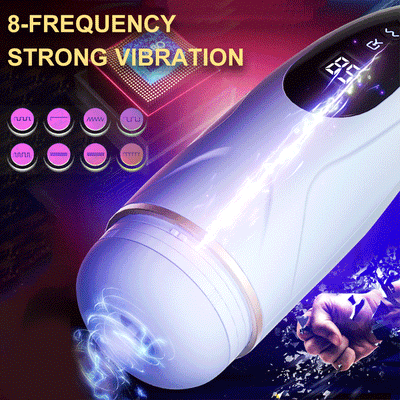 8ความถี่อัจฉริยะ Interactive ออกเสียงดูดการสั่นสะเทือนไฟฟ้าอัตโนมัติคลิปดูดเครื่องบินคัพเพศของเล่นสำหรับ Man