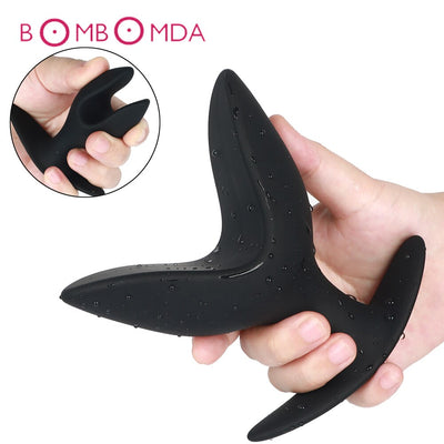 Adult Toy Silicone Anal Speculum Dildo Butt Plug Adult Sex Toys Unisex Opening Hollow Anal Plug Auns Vaginal Dilator Sex Product
