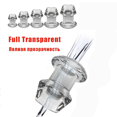 Anal Extender Hollow Butt Plug Anal Prostate Massager Sex Toys for Women Men Anus Expanding Anal Dilator Vaginal Stimulator