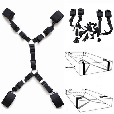 Bdsm Toys Under Bed Restraint Strap Erotic Sex Toys for Women Couples Bondage Set Handcuffs Fetish Slave Adult Games Toy Sexshop