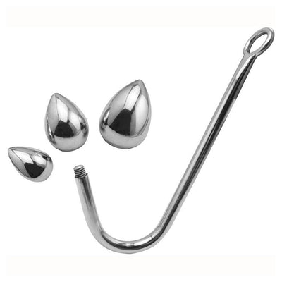 Hot Erotic Sexy Anal Hook Ball Stainless Steel SM Butt Plug Hook Anal Sex Toys for Couples Adult Sex Games Sexy Toys