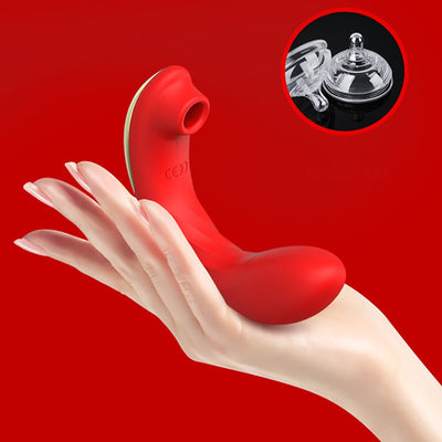 IKOKY Dildo Vagina Sucking Vibrators Sex Toys for Women USB Charging Case Free Bend  Clitoris Stimulator Nipple Sucker