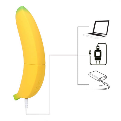 Female Masturbator Realistic Dildo Banana Vibrator Sex Toys for Women 7 Speed G-spot Vagina Stimulator