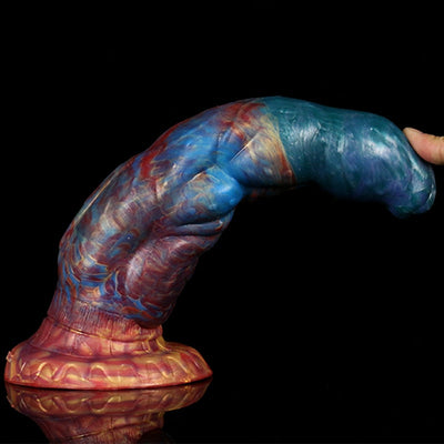 LUUK 6CM Thick Streamer Color Dildo Huge Glans Anal Plug with Powerful Sucker Sex Toys for Women Sexual Fantasy Products