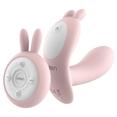 Leten 10 Speeds Heating Vibrator Clitoris G-spot Massager Remote Control Vibrator Wireless Strap on Panties Sex Toys for Women