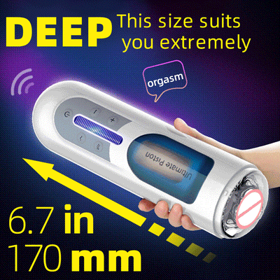 Leten Men Masturbator Automatic Telescopic Male Masturbator Rectractable Piston Motion Masturbation Cup Sex Toys for Men