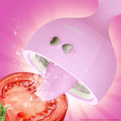 Leten Sucking Vibrator Female Tongue Lick Nipple Clit Pussy Oral Blowjob Clitoris Stimulator Sucker Vibrating Sex Toy for Couple