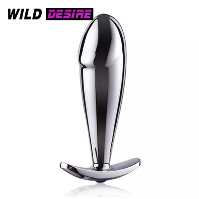 NEW Small Metal Butt Plug Dildo for Beginner Women Men Intimate Goods Strapon Anal Toys Sex Accessories Anal Beads Training 18+