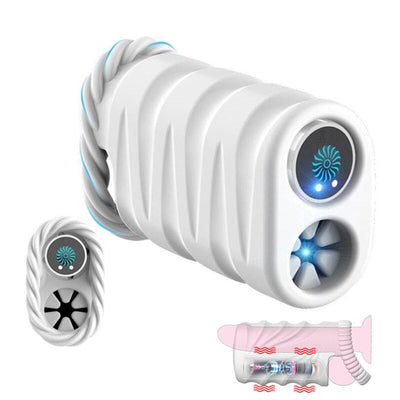 Penis Delay Trainer Blowjob Male Masturbation Vibrator Automatic Oral Orgasm Sex Glans Stimulate Massager Adult Sex Toys for Men