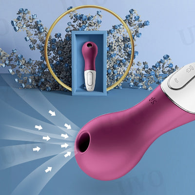 Satisfyer Lucky Libra Clitoris Stimulator ชาร์จ Vibrators สำหรับผู้หญิง Clitoris Sucker ซิลิโคนจับแหวน Nipple Sucker ของเล่น
