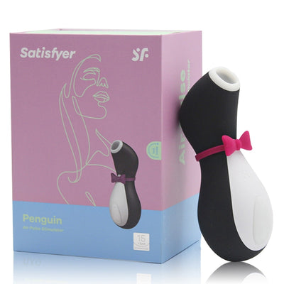 Satisfyer Pro Penguin ดูด Clit กระตุ้น G Spot ซิลิโคนการสั่นสะเทือน Nipple Sucker เร้าอารมณ์การ์ตูนของเล่นสำหรับผู้ใหญ่ Vibrator ผู้หญิง