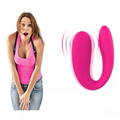 U-shaped Vibrating Egg Portable Wear Erotic Couple Clitoral Stimulation G-spot Vibration Massager Adult Erotic Sex Toys for 18