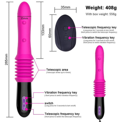 Sex Fun Anal Vibrator for Orgasm Hands-free G-Spot Vibrator Vibrator with Suction Cup Sex Toy