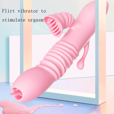 Vibrator ลิ้นเลีย Retractable Vibrator Anal กระตุ้นหญิง Masturbator ช่องปากผู้หญิง Masturbation ผลิตภัณฑ์สำหรับผู้ใหญ่เพศของเล่น
