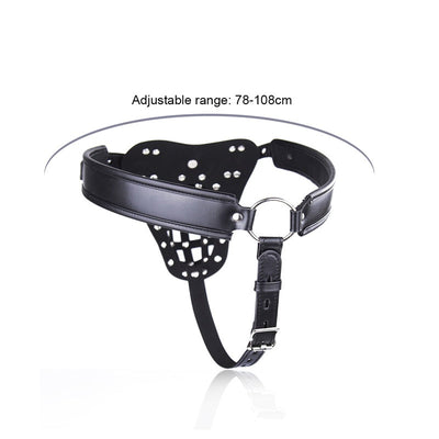 Chastity Pant PU Leather Chastity Device Sexy Underwear Lock Adult Erotic Penis Cage Cock Rings Bondage Sex Toys for Men Luxury
